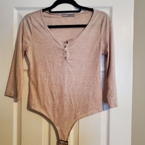 Tresics tan bodysuit